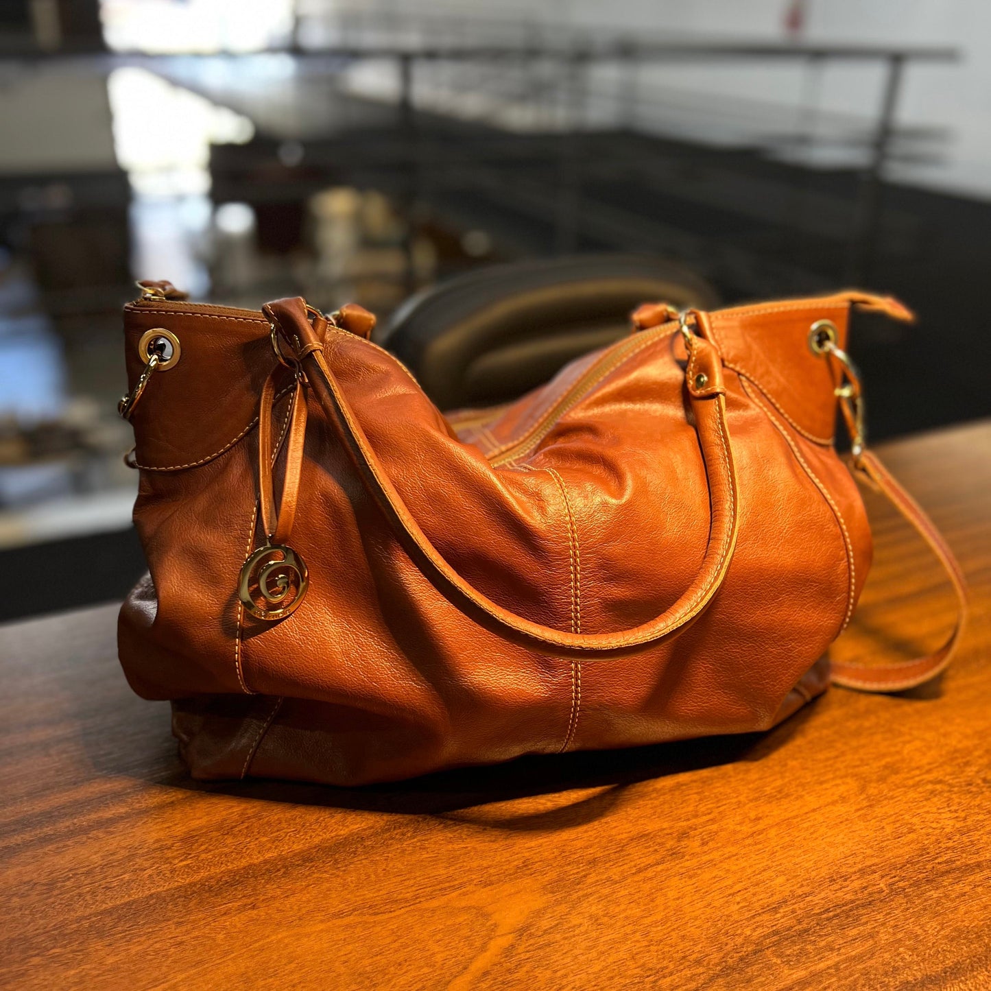 Bolsa ELIDA em Couro Legítimo