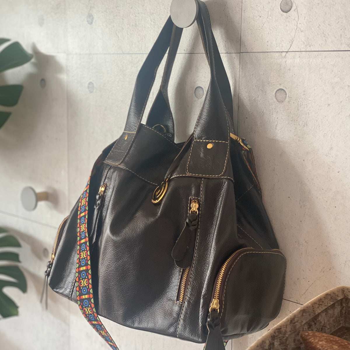 Bolsa HANNA Em Couro Legítimo