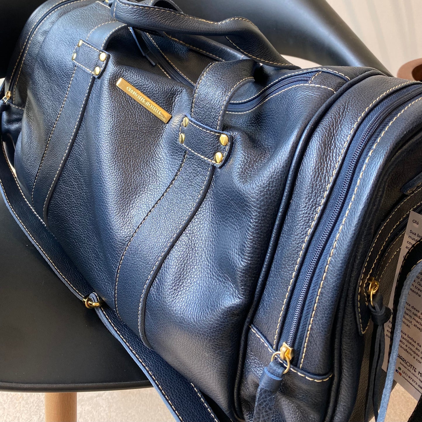 Mala HAMILTON em Couro Legítimo