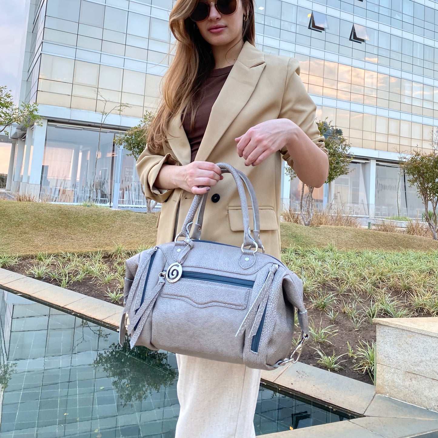 Bolsa VALENTINA em Couro Legítimo