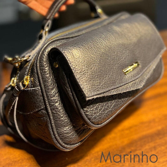 Bolsa CLARA em Couro Legítimo