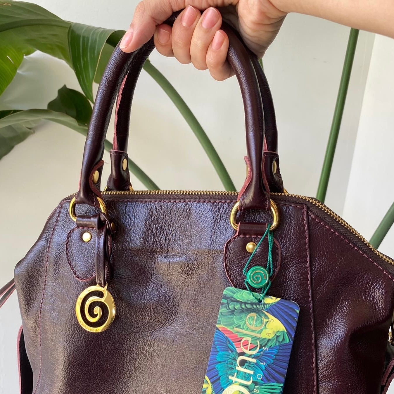 Bolsa ALICE em Couro Legítimo