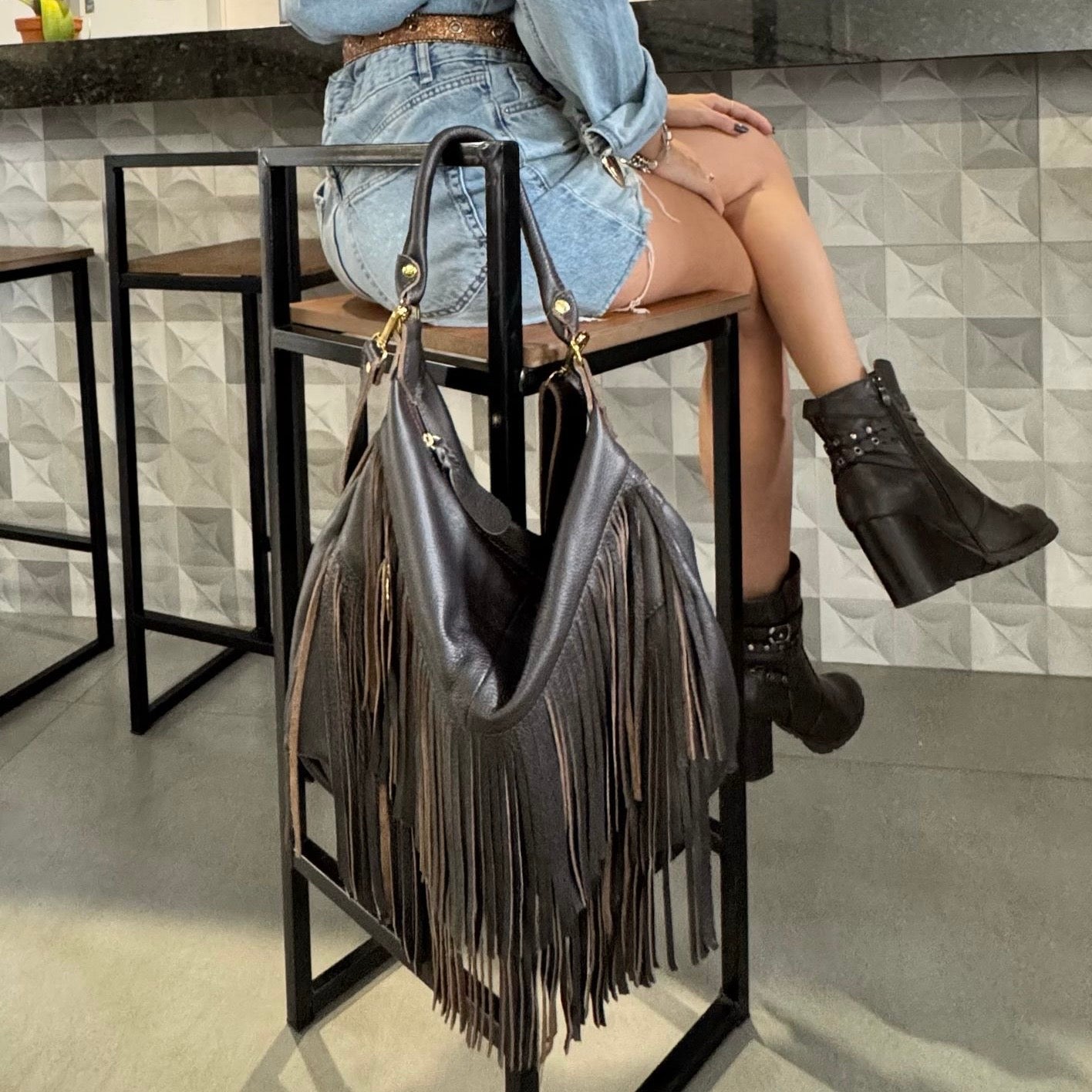 Bolsa SÔNIA em Couro Legítimo