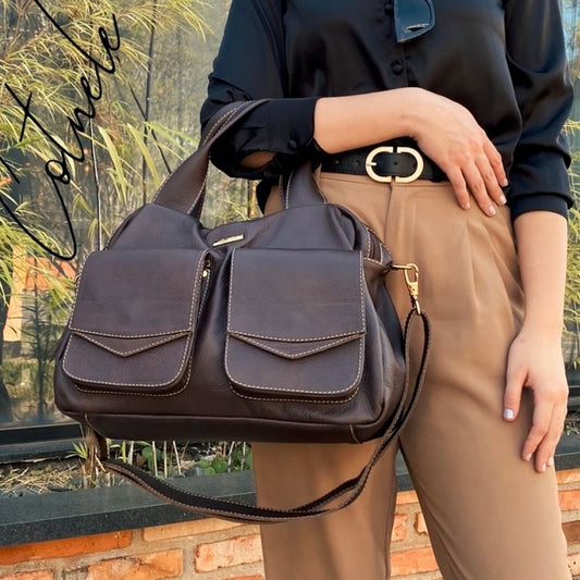 Bolsa SUELI em Couro Legítimo
