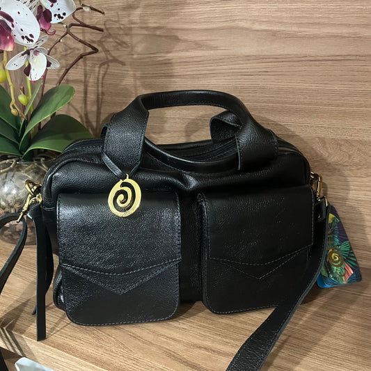 Bolsa SUELI pequena em Couro Legítimo
