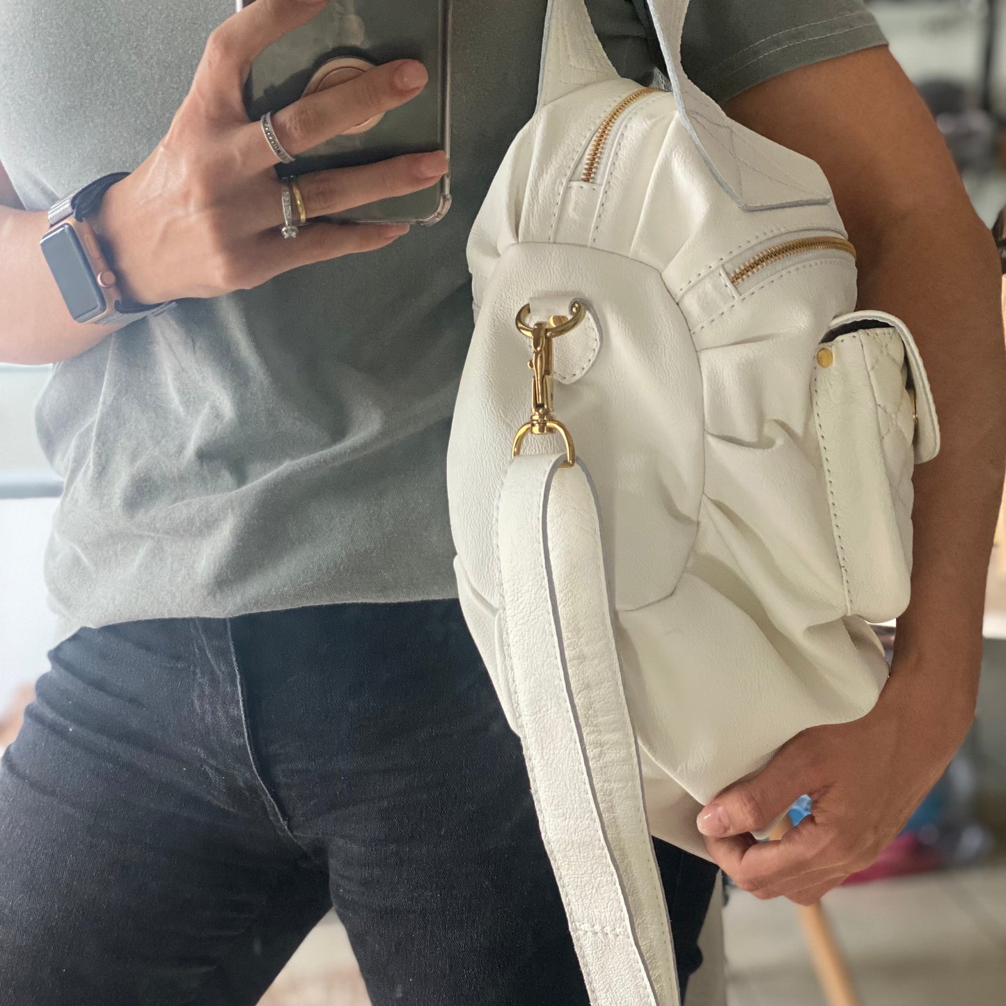 Bolsa MARIANA em Couro Legítimo