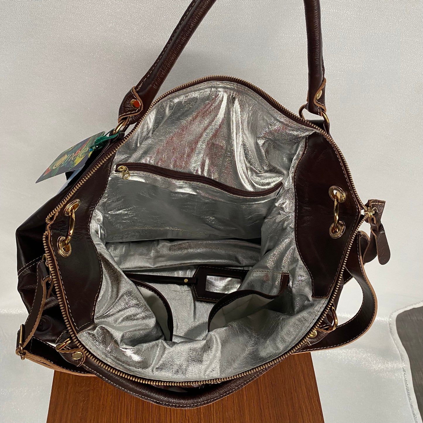 Bolsa ELIDA em Couro Legítimo