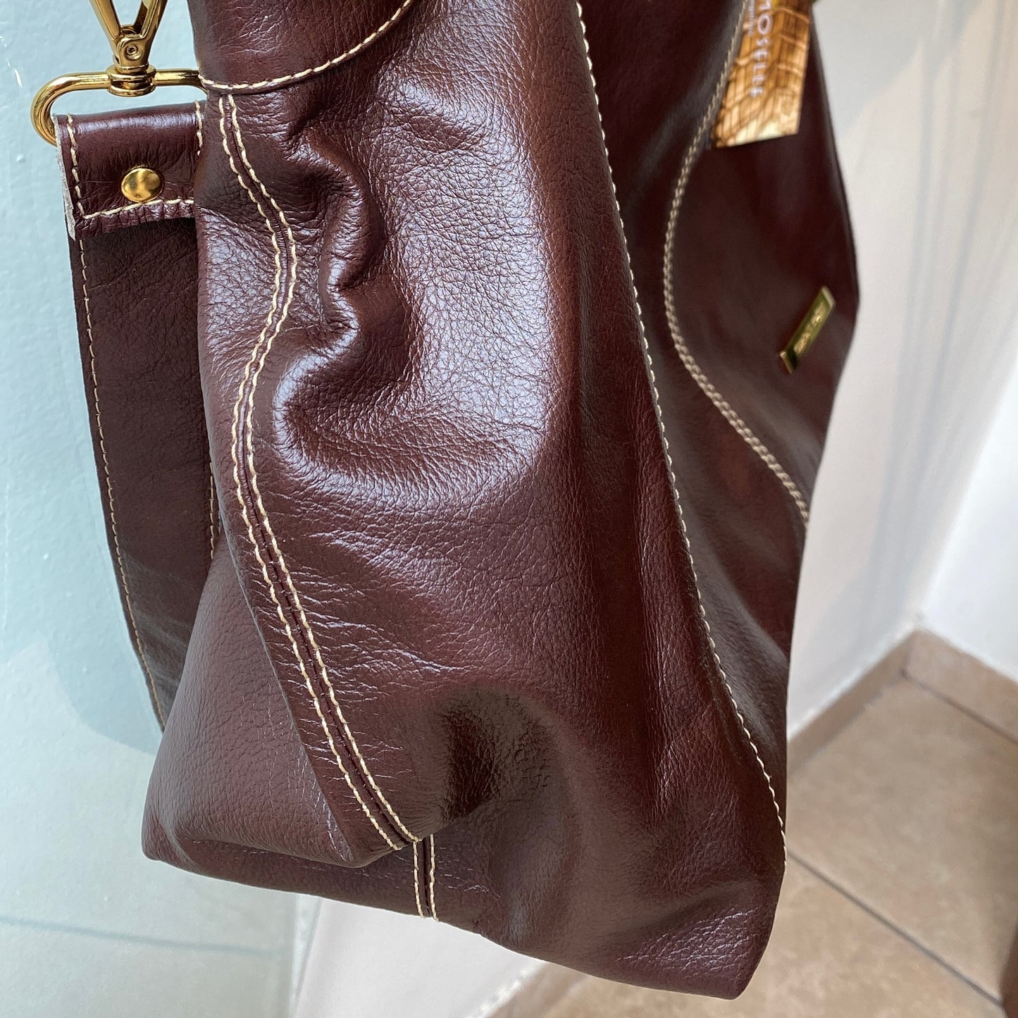 Bolsa ELIDA em Couro Legítimo