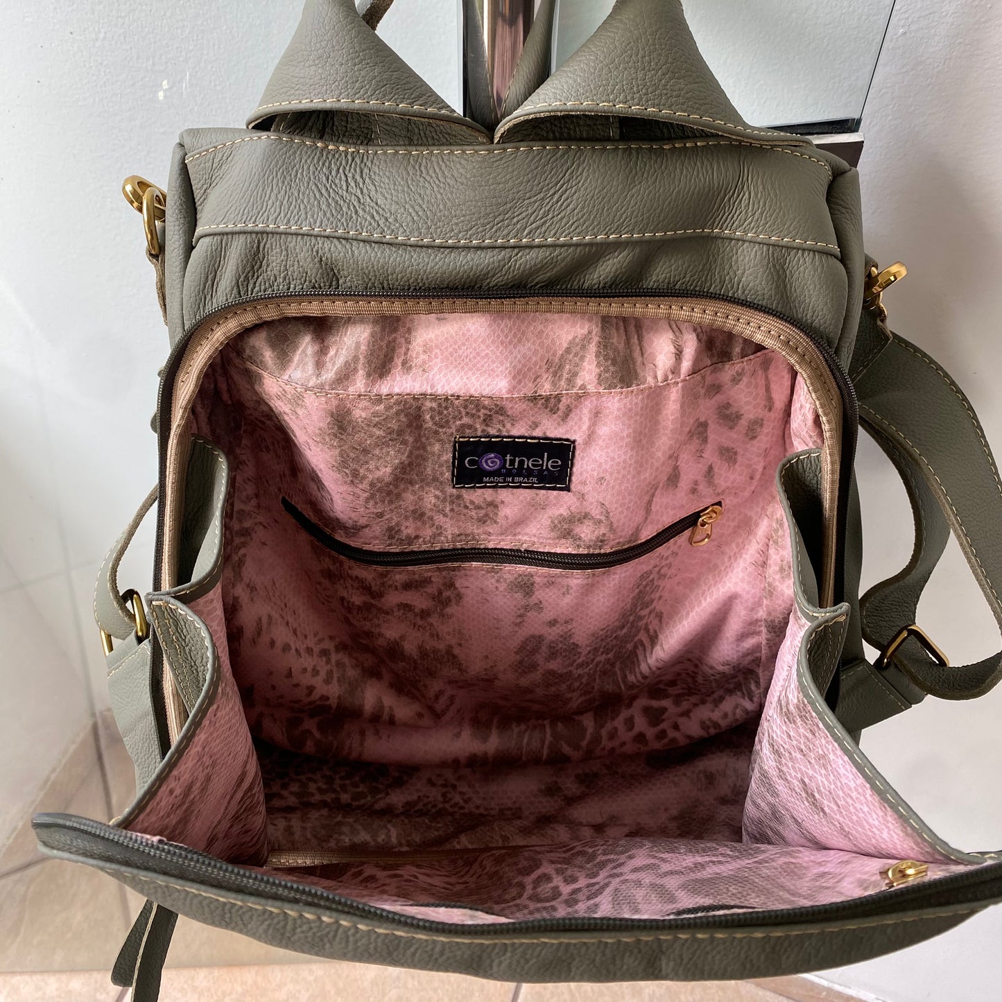 Mochila RAYANE em Couro Legítimo