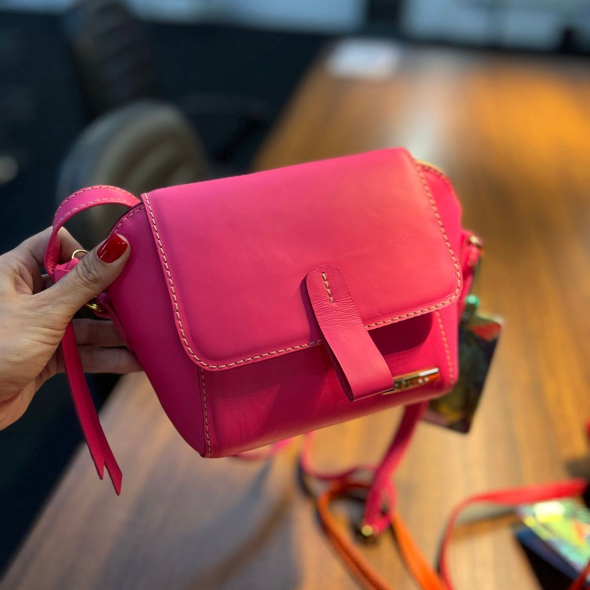 Bolsa BIANCA Em Couro Legítimo