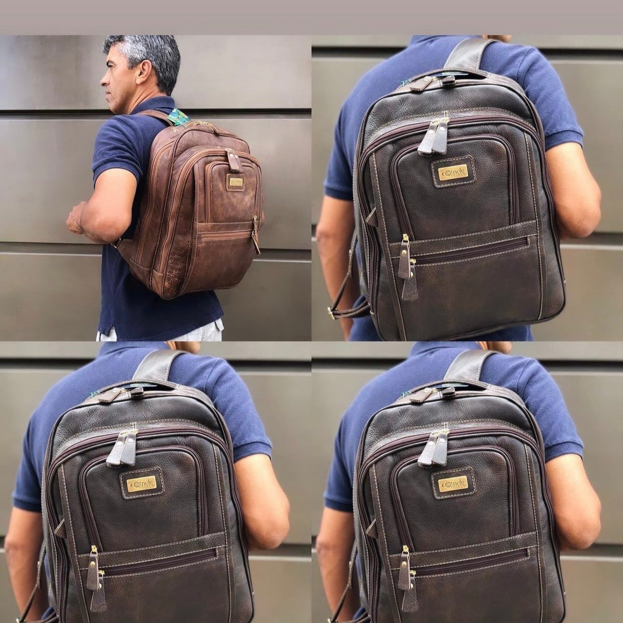 Mochila BERNARD em Couro Legítimo