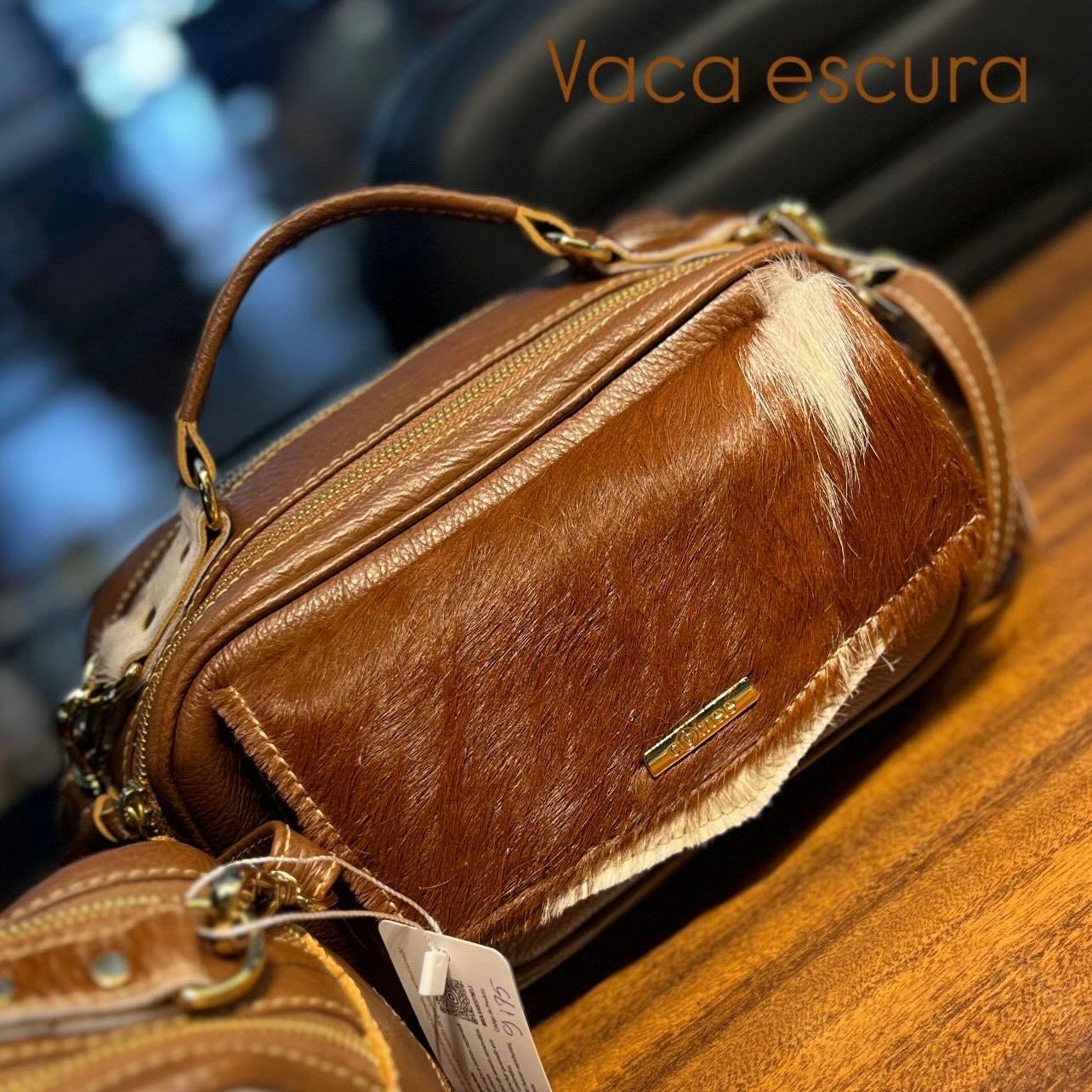 Bolsa CLARA em Couro Legítimo