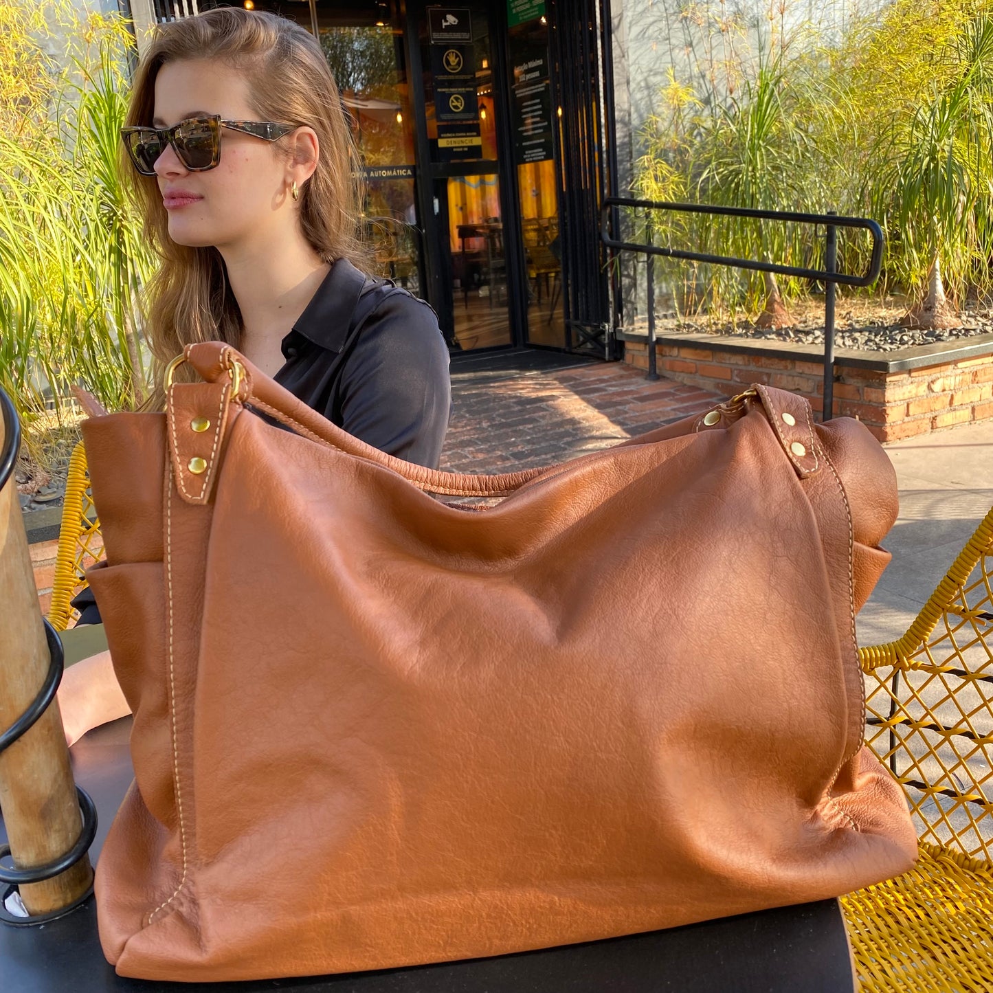 Bolsa SIENNA em Couro Legítimo