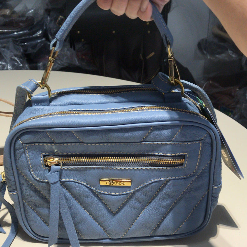 Bolsa FLORA em Couro Legítimo