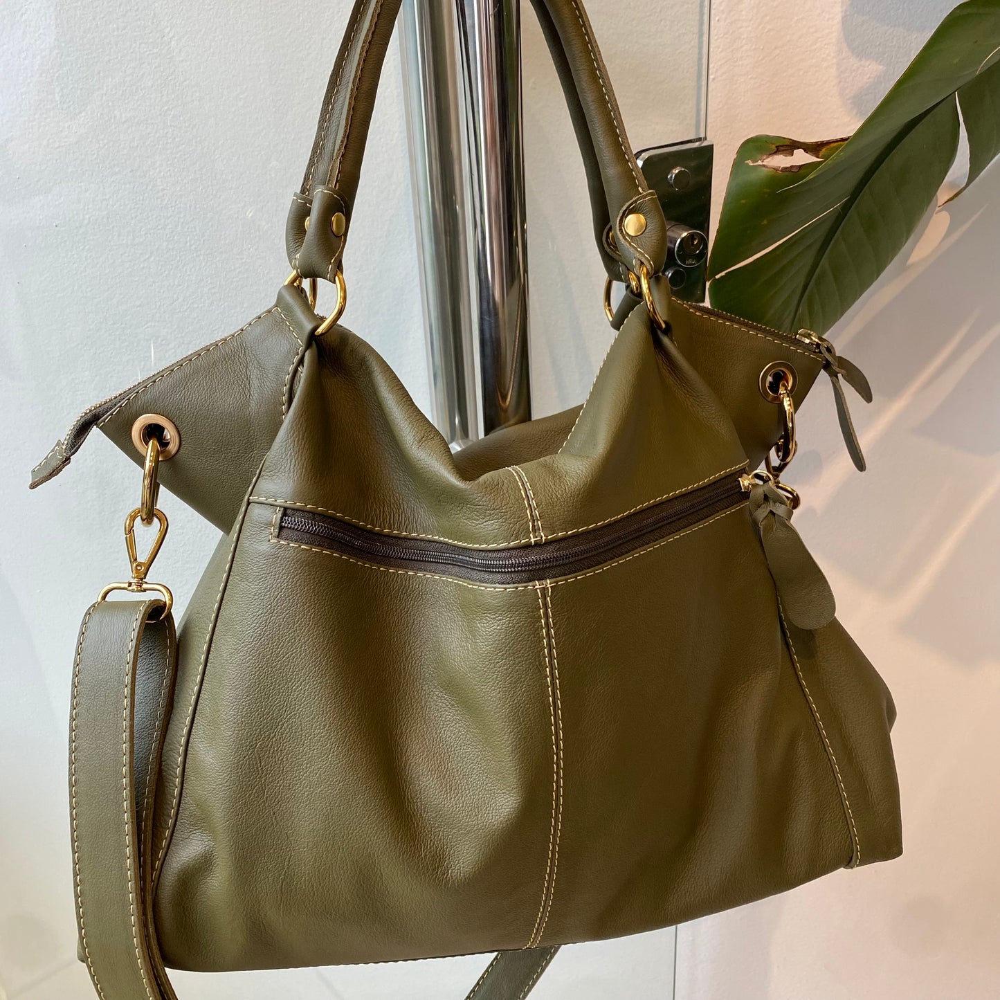 Bolsa ELIDA em Couro Legítimo