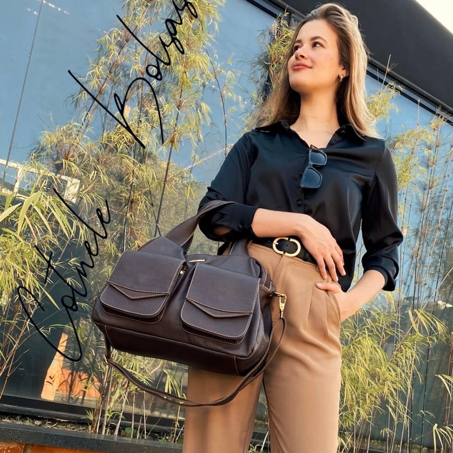 Bolsa SUELI em Couro Legítimo