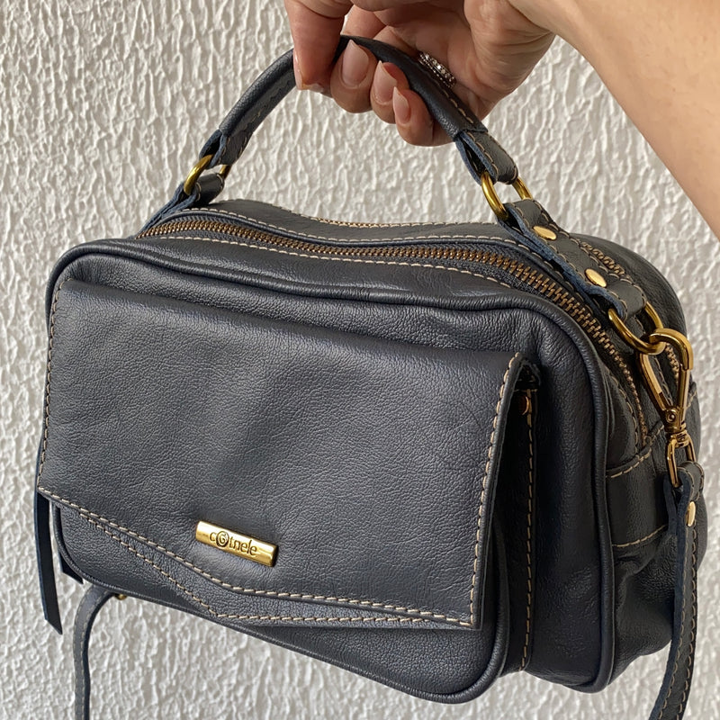 Bolsa CLARA em Couro Legítimo