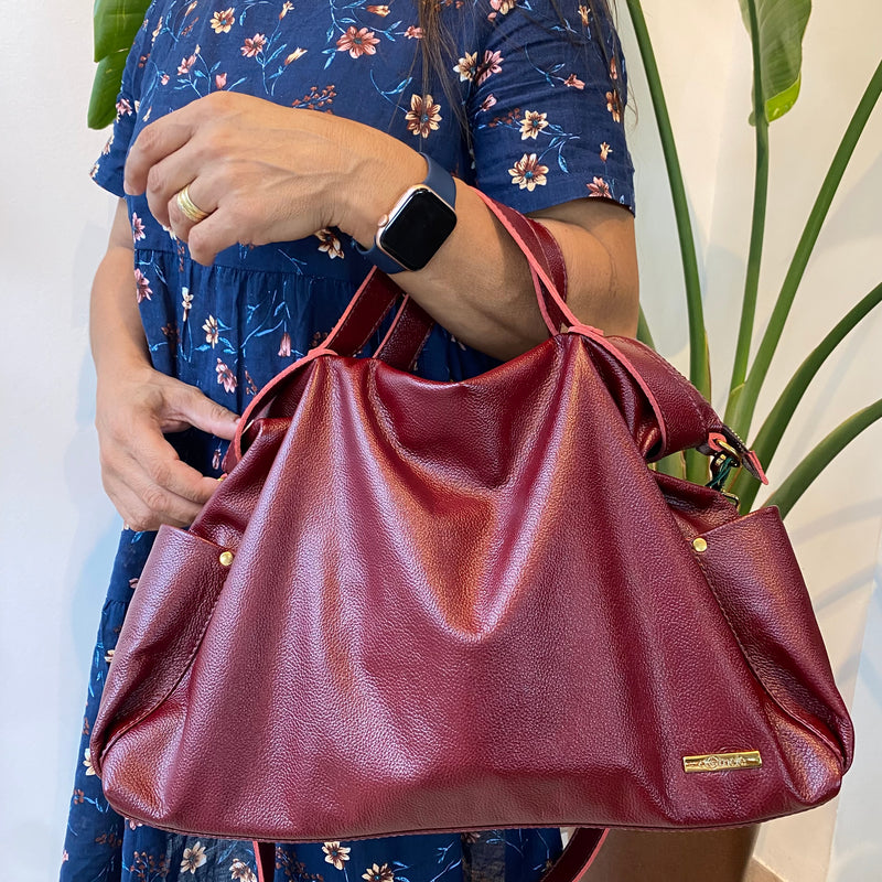 Bolsa HELENA em Couro Legítimo