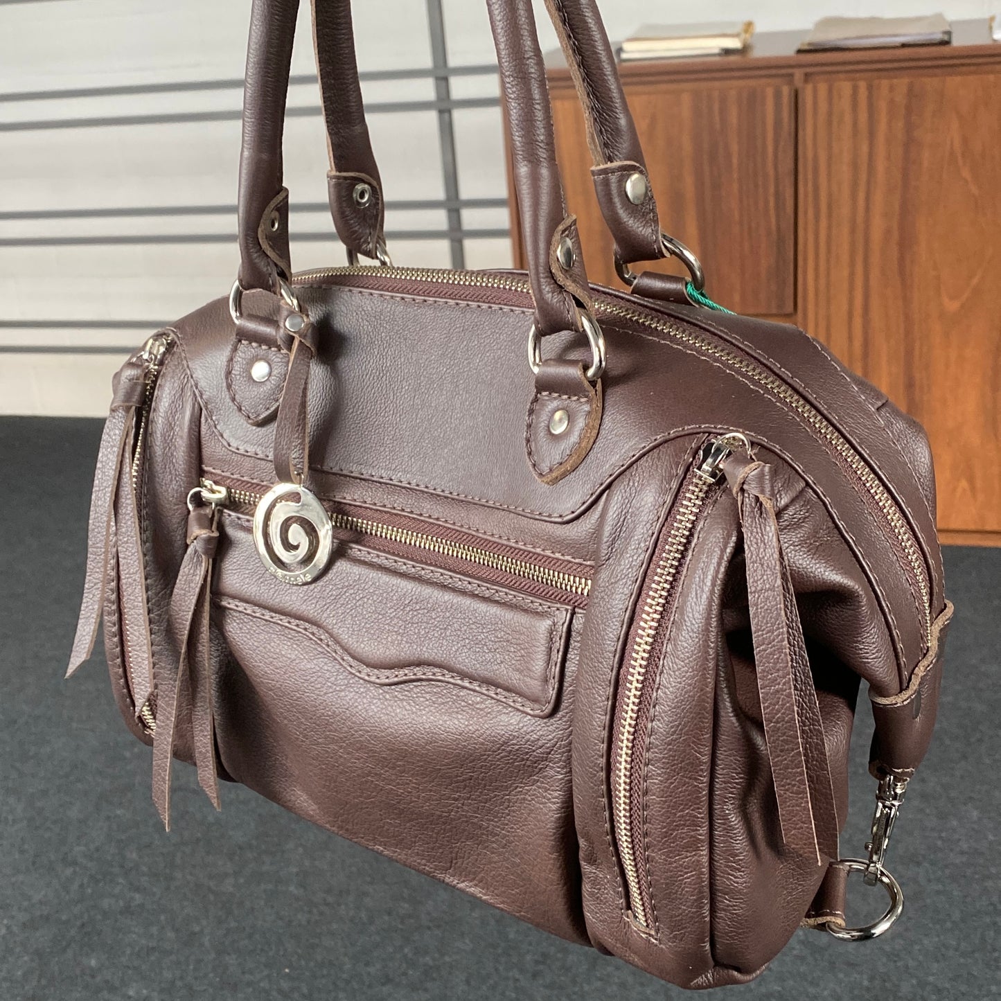 Bolsa VALENTINA em Couro Legítimo