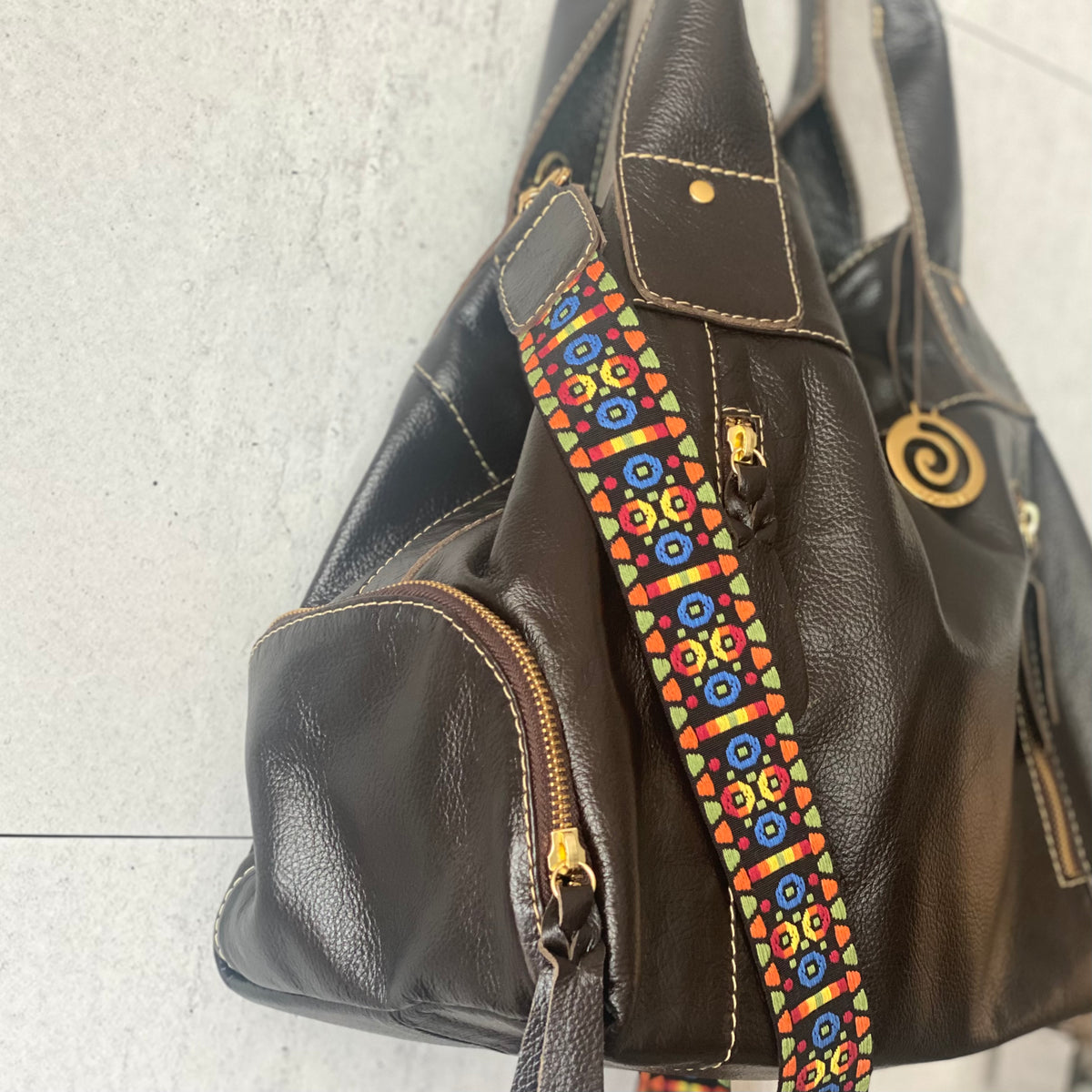 Bolsa HANNA Em Couro Legítimo