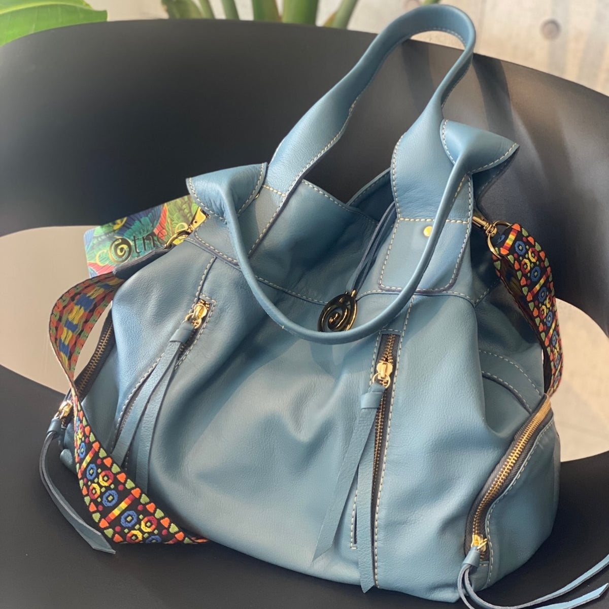 Bolsa HANNA Em Couro Legítimo