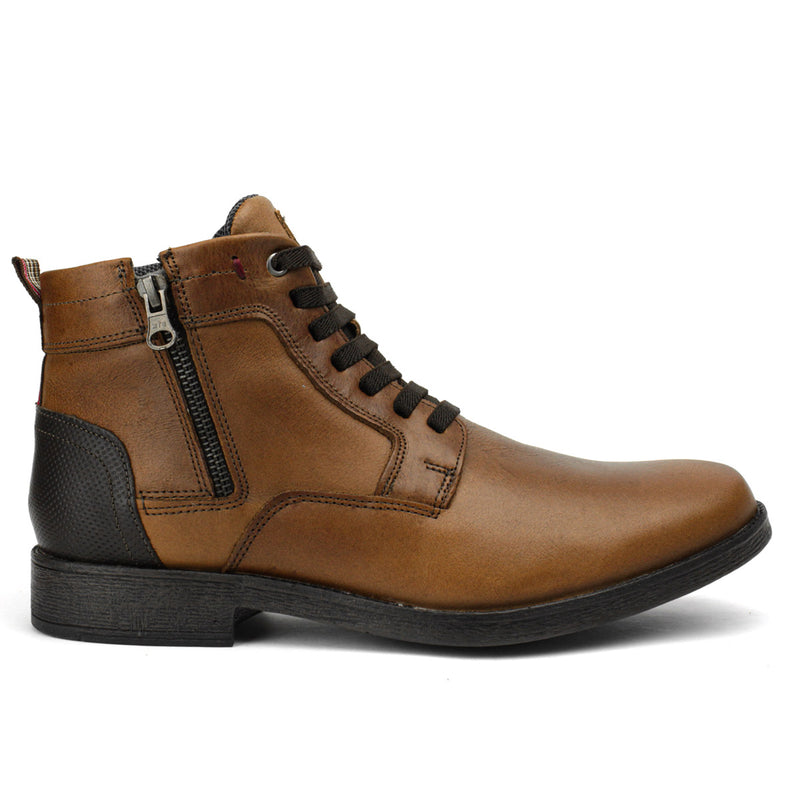 Bota Boxer Couro Masculina Urban Casual