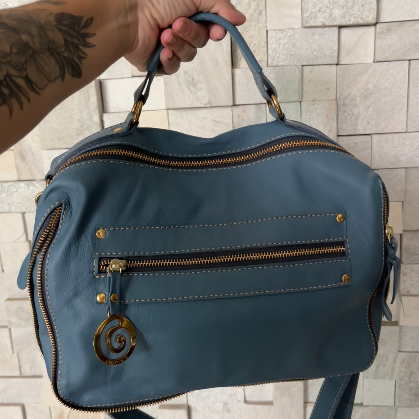 Bolsa MARCILEIA em Couro Legítimo