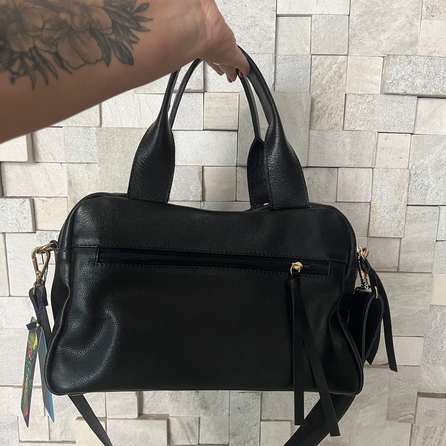 Bolsa SUELI pequena em Couro Legítimo